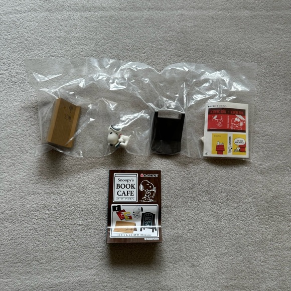 Re-ment Snoopy's Book Cafe Blind Box - Picture 4 of 6